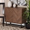 Baxton Studio Sadia Modern Walnut Brown Finished Wood Storage Cabinet 226-12917-ZORO - alternate 6